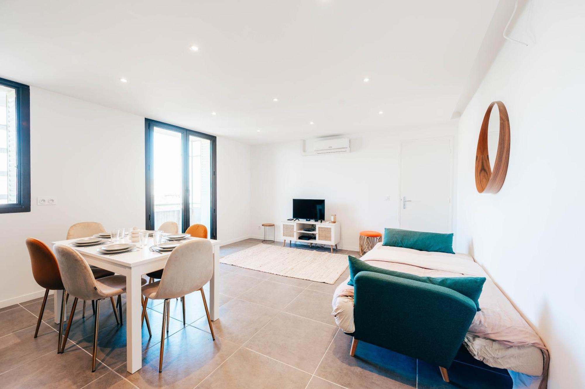 Appartement Velodrome 6 Couchages Avec Clim à Marseille Extérieur photo